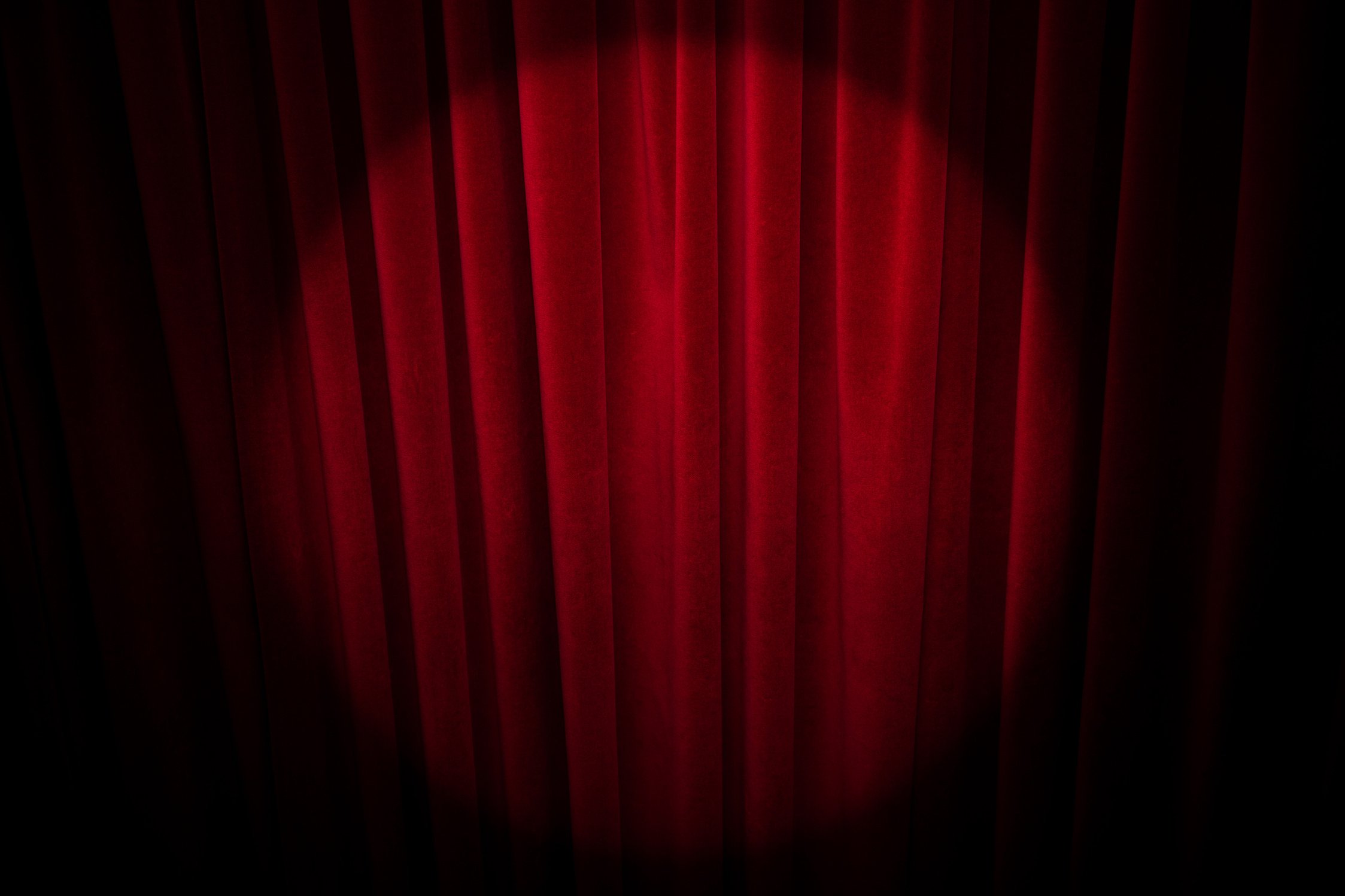 Red curtain